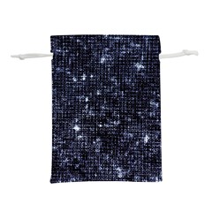 Geometric Dark Blue Abstract Print Pattern Lightweight Drawstring Pouch (l) by dflcprintsclothing