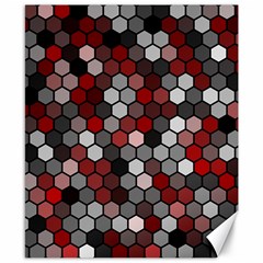 Hexagonal Blocks Pattern, Mixed Colors Canvas 8  X 10  by Casemiro