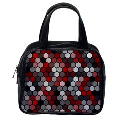 Hexagonal Blocks Pattern, Mixed Colors Classic Handbag (one Side) by Casemiro