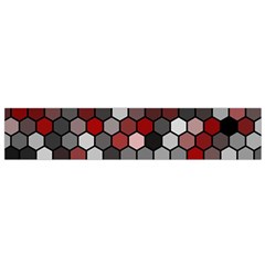 Hexagonal Blocks Pattern, Mixed Colors Small Flano Scarf by Casemiro