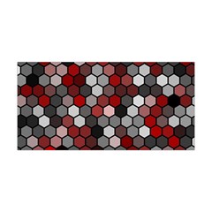 Hexagonal Blocks Pattern, Mixed Colors Yoga Headband by Casemiro