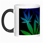 Weed Rainbow, Ganja leafs pattern in colors, 420 marihujana theme Morph Mugs Left