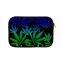 Weed Rainbow, Ganja Leafs Pattern In Colors, 420 Marihujana Theme Apple Macbook Pro 15  Zipper Case by Casemiro