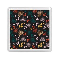 Rose Floral Memory Card Reader (square) by tmsartbazaar