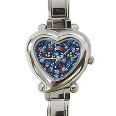 Beautiful Rose Heart Italian Charm Watch by tmsartbazaar