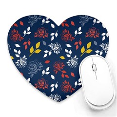 Beautiful Rose Heart Mousepads by tmsartbazaar