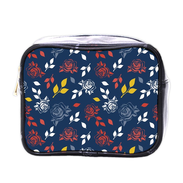 Beautiful Rose Mini Toiletries Bag (One Side)