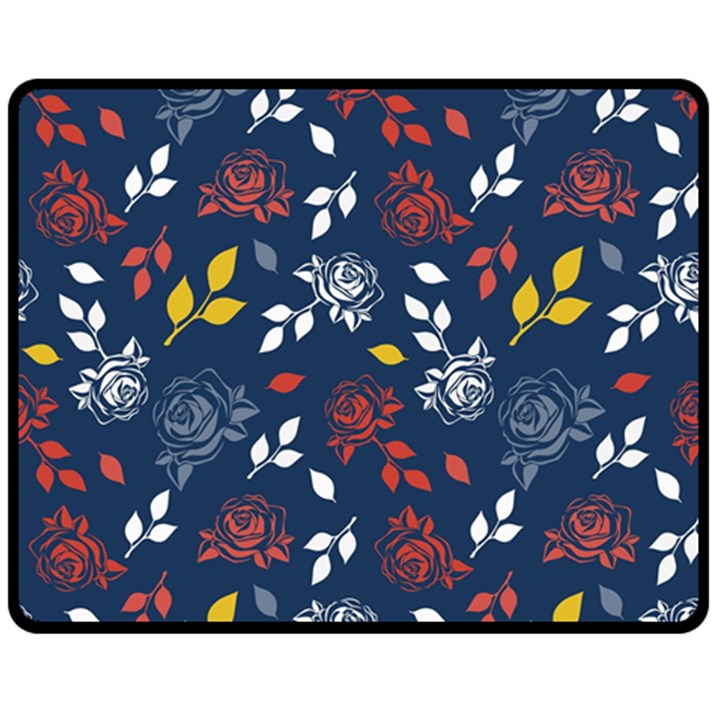 Beautiful Rose Fleece Blanket (Medium) 