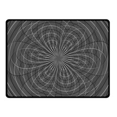 Abstract Spirals, Spiral Abstraction, Gray Color, Graphite Fleece Blanket (small) by Casemiro