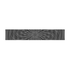 Abstract Spirals, Spiral Abstraction, Gray Color, Graphite Flano Scarf (mini) by Casemiro