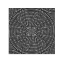 Abstract Spirals, Spiral Abstraction, Gray Color, Graphite Small Satin Scarf (square) by Casemiro