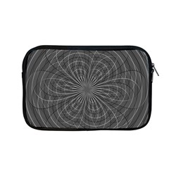 Abstract Spirals, Spiral Abstraction, Gray Color, Graphite Apple Macbook Pro 13  Zipper Case by Casemiro