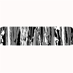 Black And White Abstract Linear Print Large Bar Mats by dflcprintsclothing