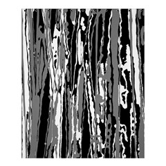 Black And White Abstract Linear Print Shower Curtain 60  X 72  (medium)  by dflcprintsclothing