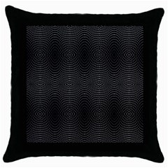 Black And White Kinetic Design Pattern Throw Pillow Case (black)