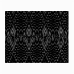 Black And White Kinetic Design Pattern Small Glasses Cloth