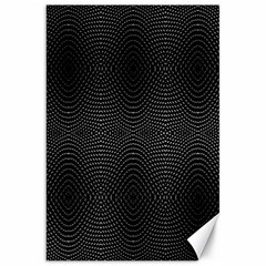 Black And White Kinetic Design Pattern Canvas 20  X 30  by dflcprintsclothing