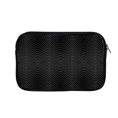 Black And White Kinetic Design Pattern Apple Macbook Pro 13  Zipper Case