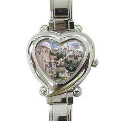 Roman Agora, Athens, Greece Heart Italian Charm Watch