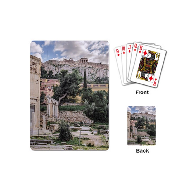 Roman Agora, Athens, Greece Playing Cards Single Design (Mini)