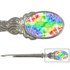 Tie Die Look Rainbow Pattern Letter Opener by myblueskye777