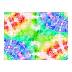 Tie Die Look Rainbow Pattern Double Sided Flano Blanket (mini)  by myblueskye777