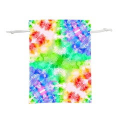 Tie Die Look Rainbow Pattern Lightweight Drawstring Pouch (s) by myblueskye777