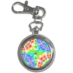 Fpd Batik Rainbow Pattern Key Chain Watches by myblueskye777