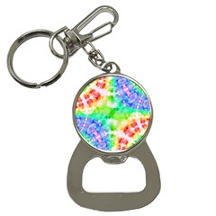 Fpd Batik Rainbow Pattern Bottle Opener Key Chain by myblueskye777