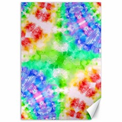 Fpd Batik Rainbow Pattern Canvas 12  X 18  by myblueskye777