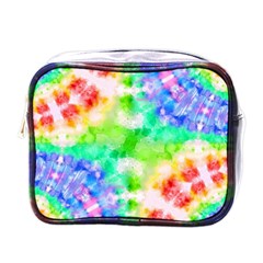 Fpd Batik Rainbow Pattern Mini Toiletries Bag (one Side) by myblueskye777