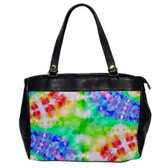 Fpd Batik Rainbow Pattern Oversize Office Handbag by myblueskye777