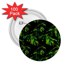 Jungle Camo Tropical Print 2 25  Buttons (100 Pack)  by dflcprintsclothing