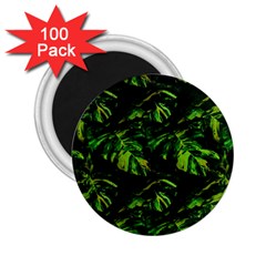 Jungle Camo Tropical Print 2 25  Magnets (100 Pack)  by dflcprintsclothing