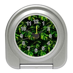 Jungle Camo Tropical Print Travel Alarm Clock by dflcprintsclothing