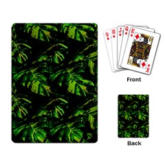 Jungle Camo Tropical Print Playing Cards Single Design (rectangle) by dflcprintsclothing