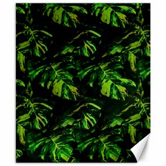 Jungle Camo Tropical Print Canvas 8  X 10  by dflcprintsclothing