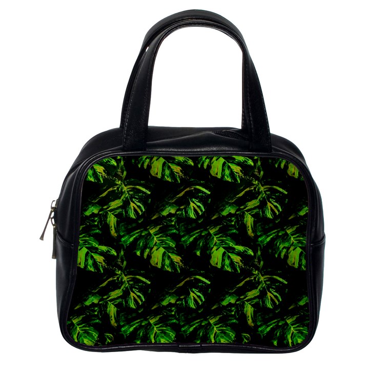 Jungle Camo Tropical Print Classic Handbag (One Side)