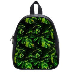 Jungle Camo Tropical Print School Bag (small) by dflcprintsclothing