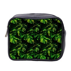 Jungle Camo Tropical Print Mini Toiletries Bag (two Sides) by dflcprintsclothing