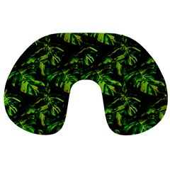 Jungle Camo Tropical Print Travel Neck Pillow by dflcprintsclothing