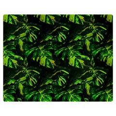 Jungle Camo Tropical Print Double Sided Flano Blanket (medium)  by dflcprintsclothing