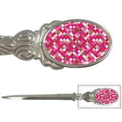 Pink Tiles Letter Opener by designsbymallika