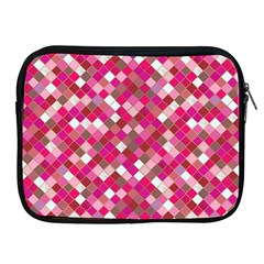 Pink Tiles Apple Ipad 2/3/4 Zipper Cases by designsbymallika