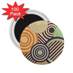 Circular Pattern 2 25  Magnets (100 Pack)  by designsbymallika