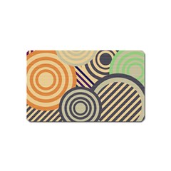 Circular Pattern Magnet (name Card) by designsbymallika