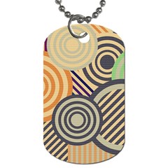 Circular Pattern Dog Tag (one Side) by designsbymallika