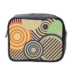 Circular Pattern Mini Toiletries Bag (two Sides) by designsbymallika