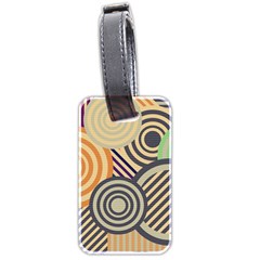 Circular Pattern Luggage Tag (two Sides) by designsbymallika