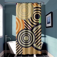 Circular Pattern Shower Curtain 36  X 72  (stall)  by designsbymallika